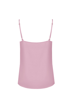 Топ с глубоким вырезом розовый