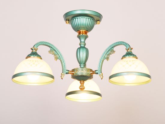 Потолочная люстра Reccagni Angelo PL.7222/3 GREEN