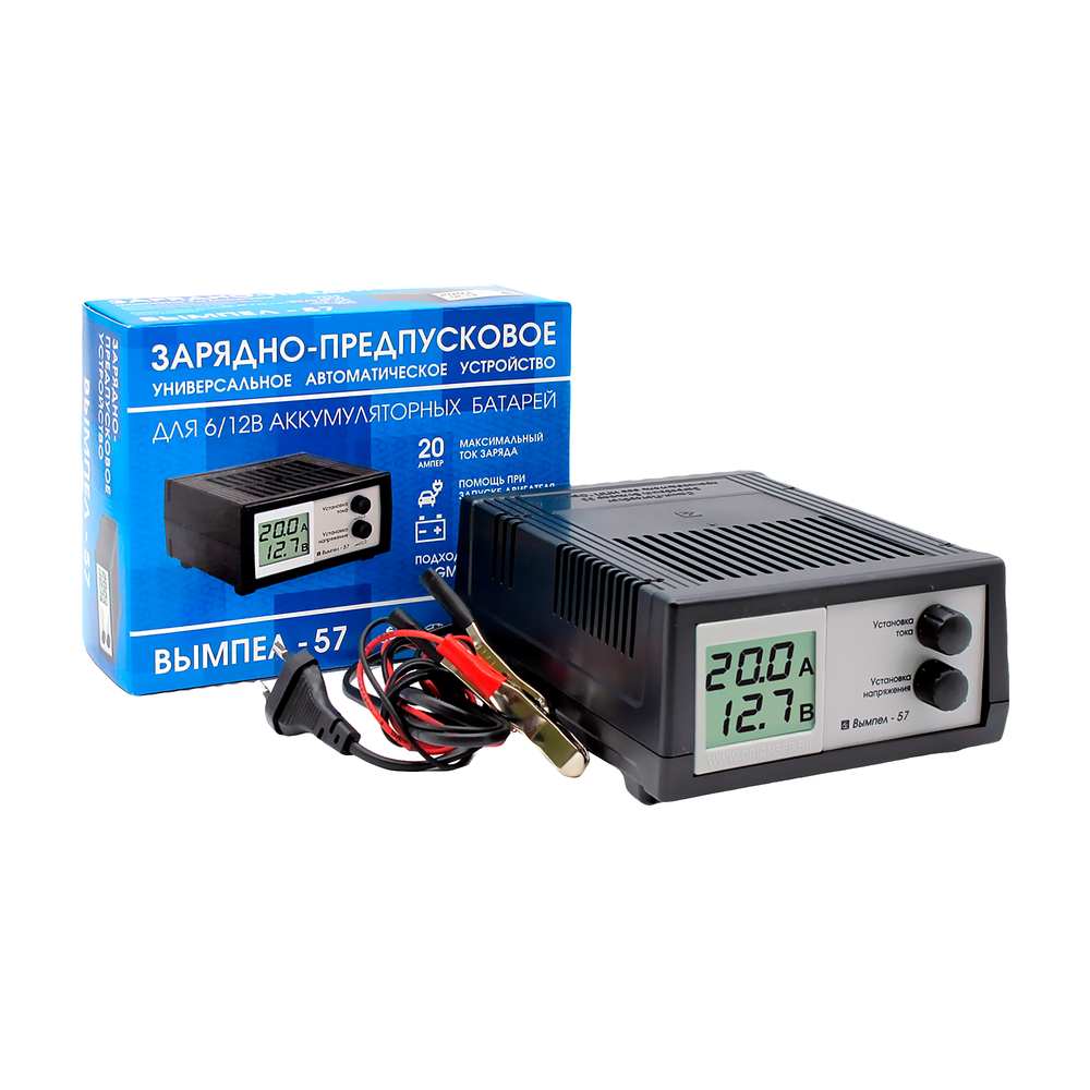 Зарядно-предпусковое устройство Вымпел 57 (0.8-20А,7.4-18В)