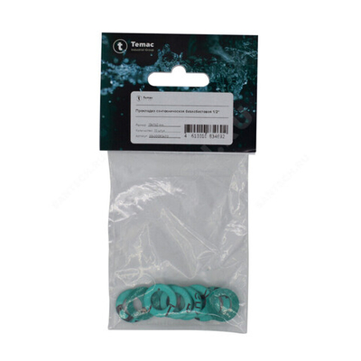 Прокладка безасбестовый паронит 10 шт. (1/2") 19х11мм h=2мм ВАТИ-АВТО