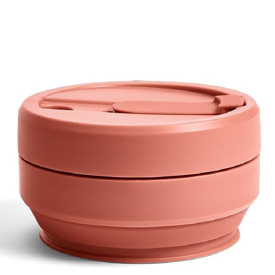 Стакан складной силиконовый Stojo Biggie Nutmeg, 16 oz / 470 мл