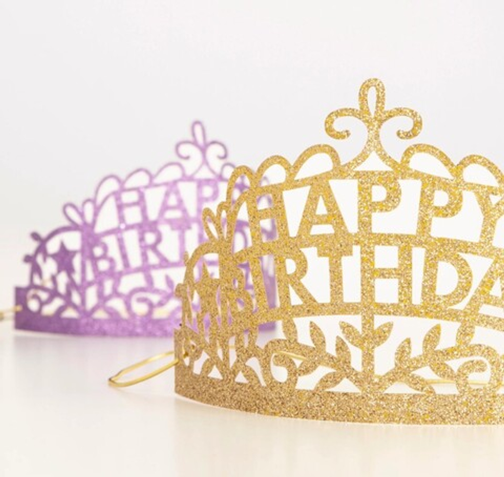 Тиара "Happy Birthday" 8 шт.