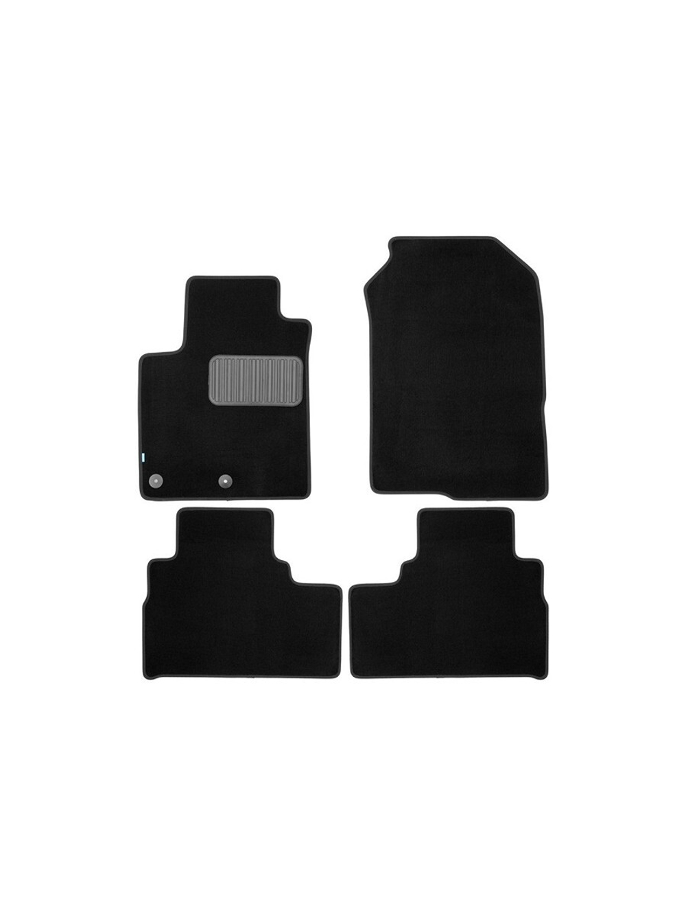 Коврики в салон для JETOUR T2 4WD 2023-, 4шт. (текстиль) KLEVER0312700622110KH