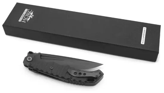 Нож НОКС КУГУАР с толкателем - сталь D2, рукоять G10