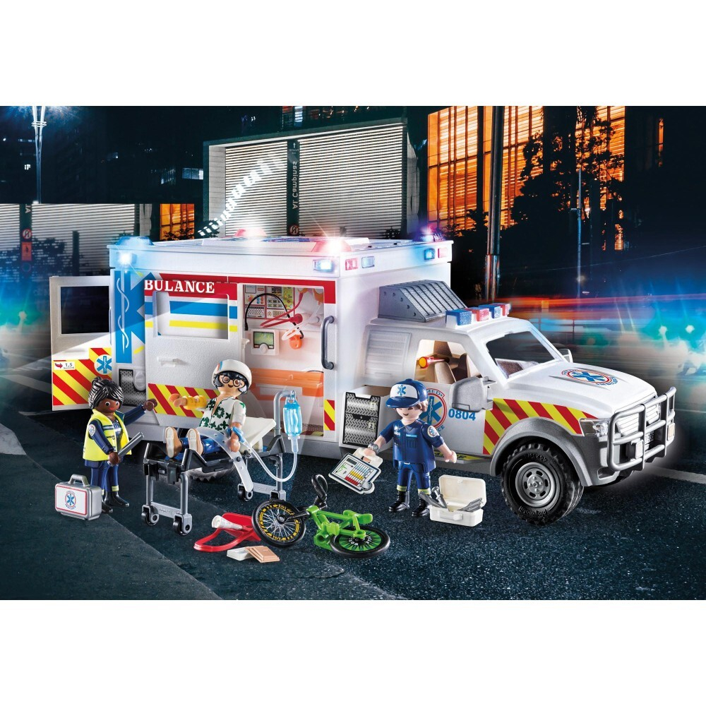 Playmobil - Скорая помощь: Скорая помощь США 70936 / артикул   70936  / GTIN 4008789709363