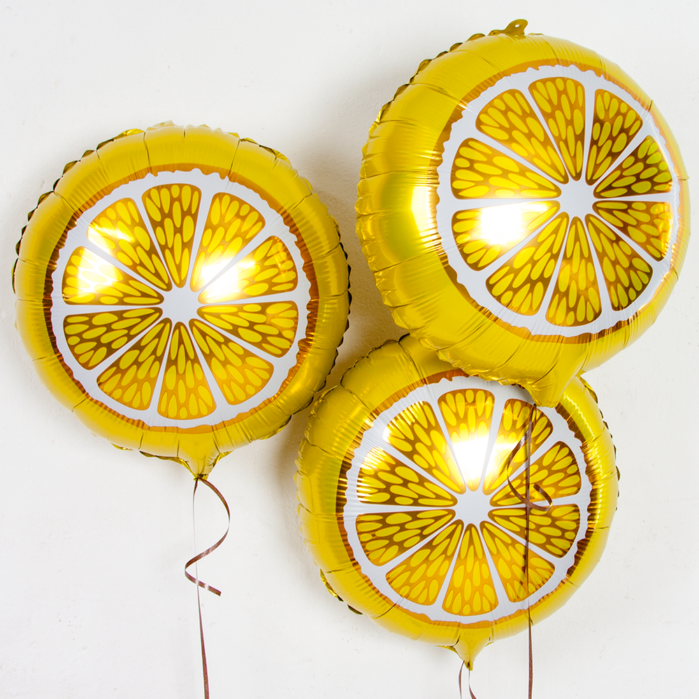 Шар (18"/46 см) Круг, Апельсин, Оранжевый