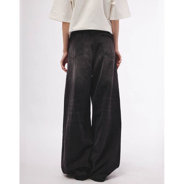 Джинсы багги черные - фото 7