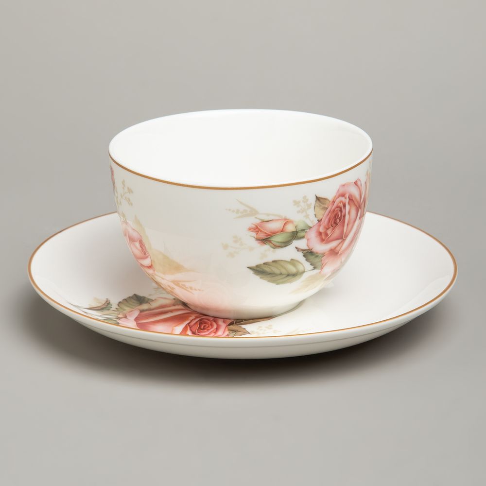 СЕРВИЗ ЧАЙНЫЙ LEFARD "КОРЕЙСКАЯ РОЗА" НА 6 ПЕР. 14 ПР. (КОР=2НАБ.)