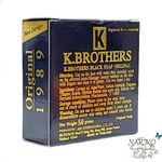 Мыло для лица и тела от чёрных точек матирующее K.Brothers Black Soap, 50 гр.