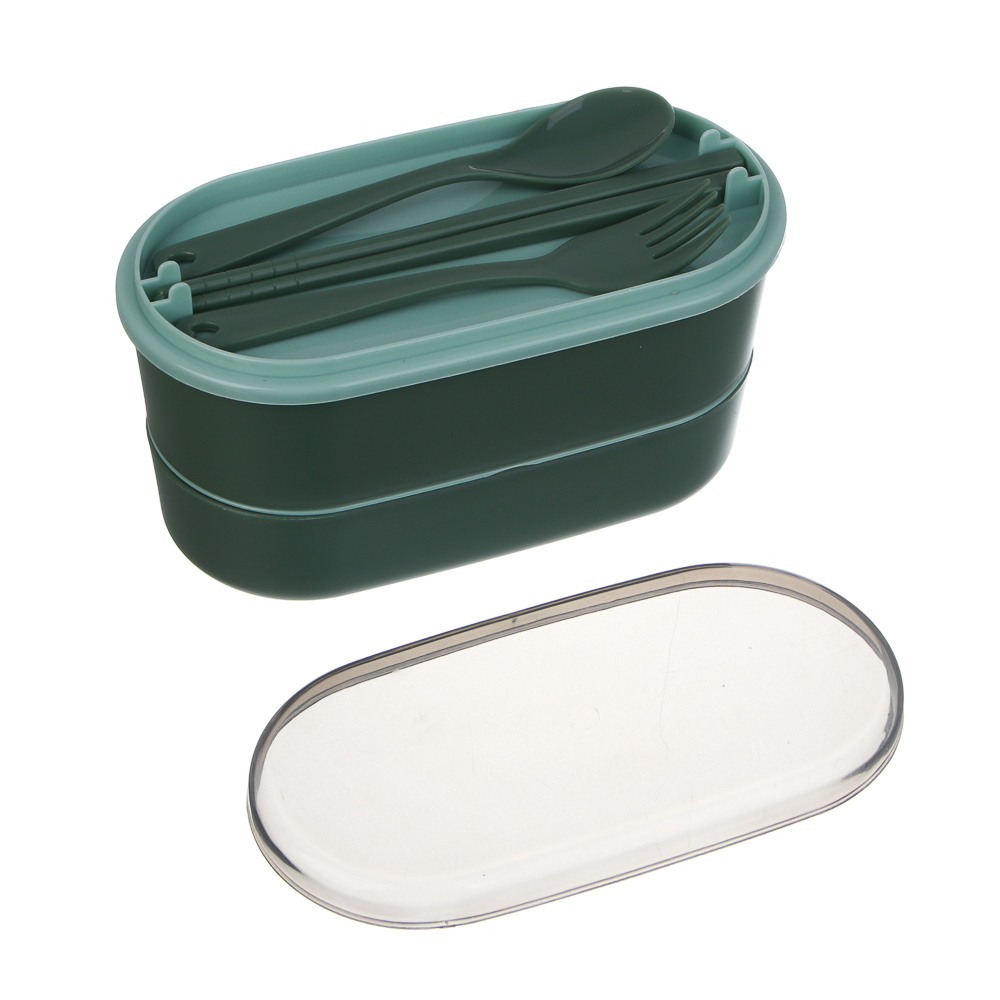 Ланч-бокс двухуровневый, полипропилен