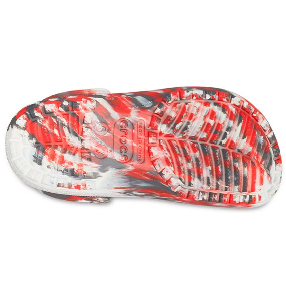 Crocs Classic Clog 'Fire Red White'