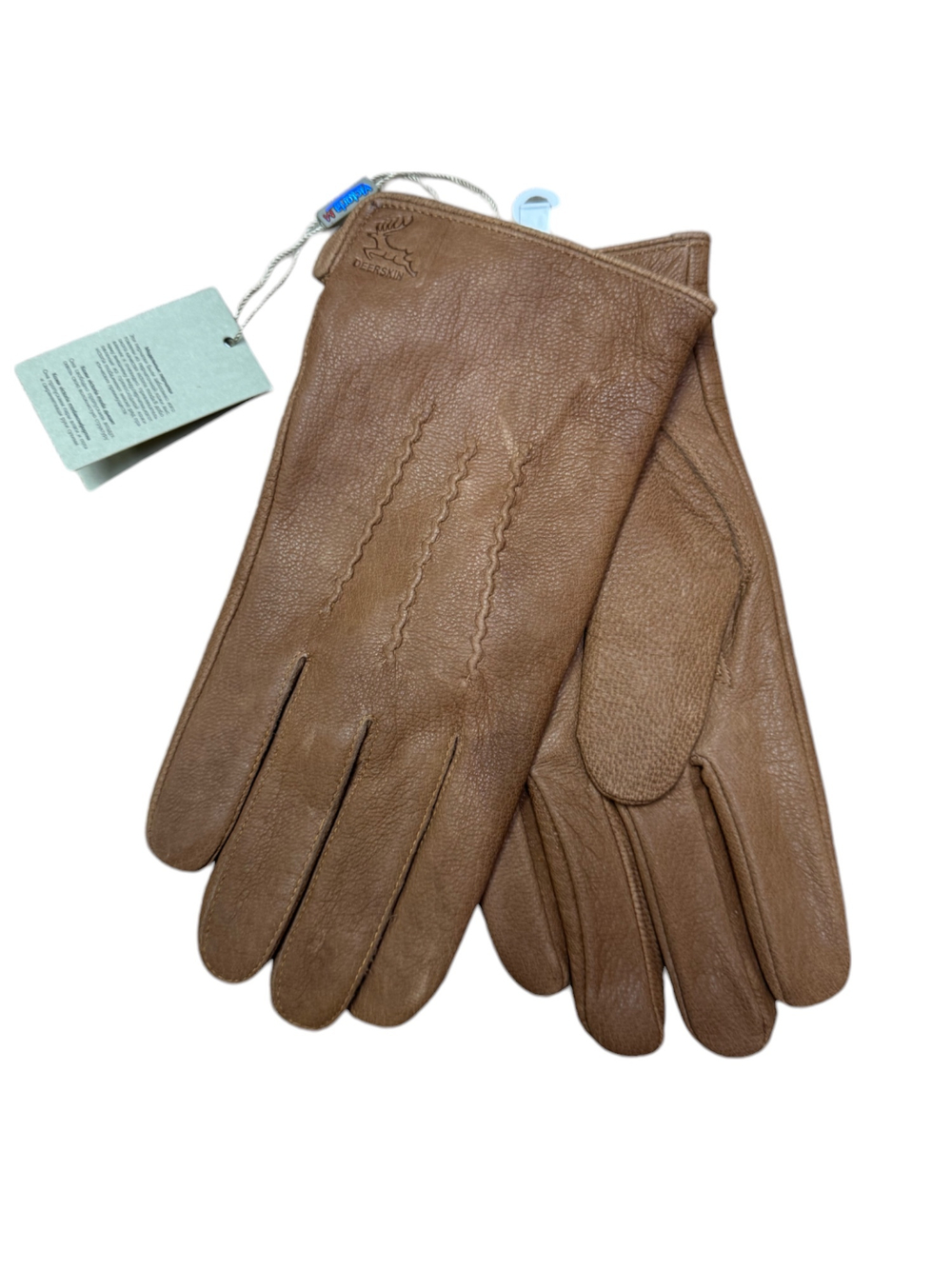 Перчатки. Мужские. Материал верха: Кожа оленя. Подклад: Трикотаж-шерсть.5 шт в упаковке.