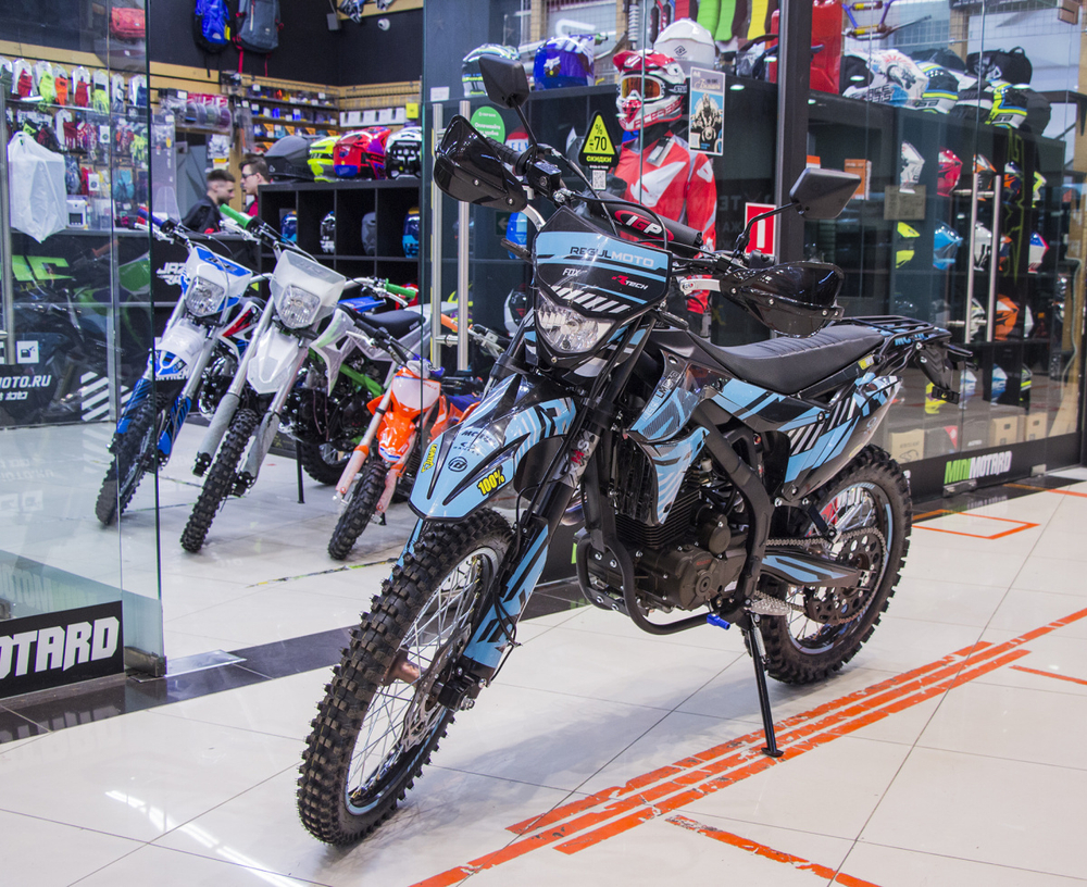 Мотоцикл эндуро Regulmoto ZR 250 PR 2021 г. ПТС (черный-синий)