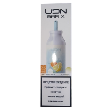 Купить Одноразовый Pod UDN BAR X - Mint Orange Lemon (7000 затяжек)