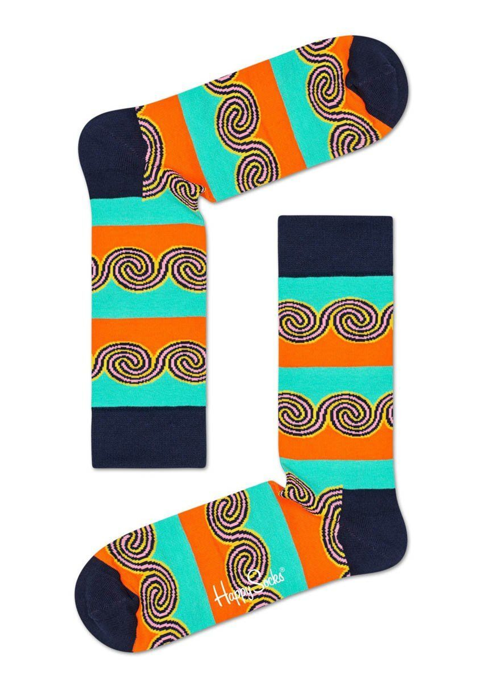 Носки унисекс Wish Sock с завитками (Размер: 25) (Цвет: фиолетовый)