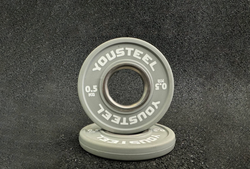 Малый диск 0.5 кг полиуретановый, серый