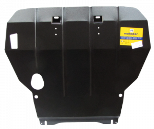 Защита картера Двигателя, КПП. 2 мм, Сталь. для Chery Amulet 2007-2010 MOTODOR.09006