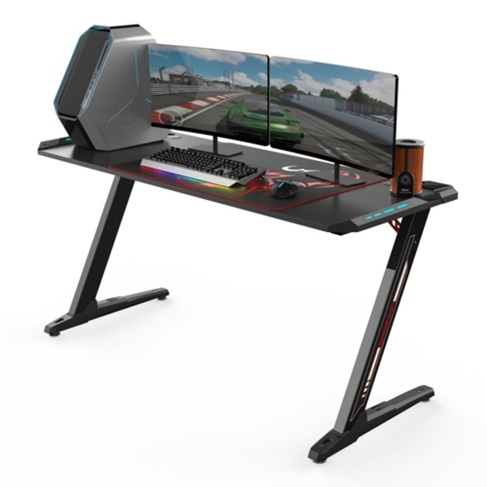 Стол компьютерный (для геймеров) EUREKA Z60, с RGB-подсветкой