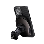 Автомобильный держатель MagSafe с беспроводной зарядкой PITAKA MagEZ Car Mount Pro 2 для Tesla