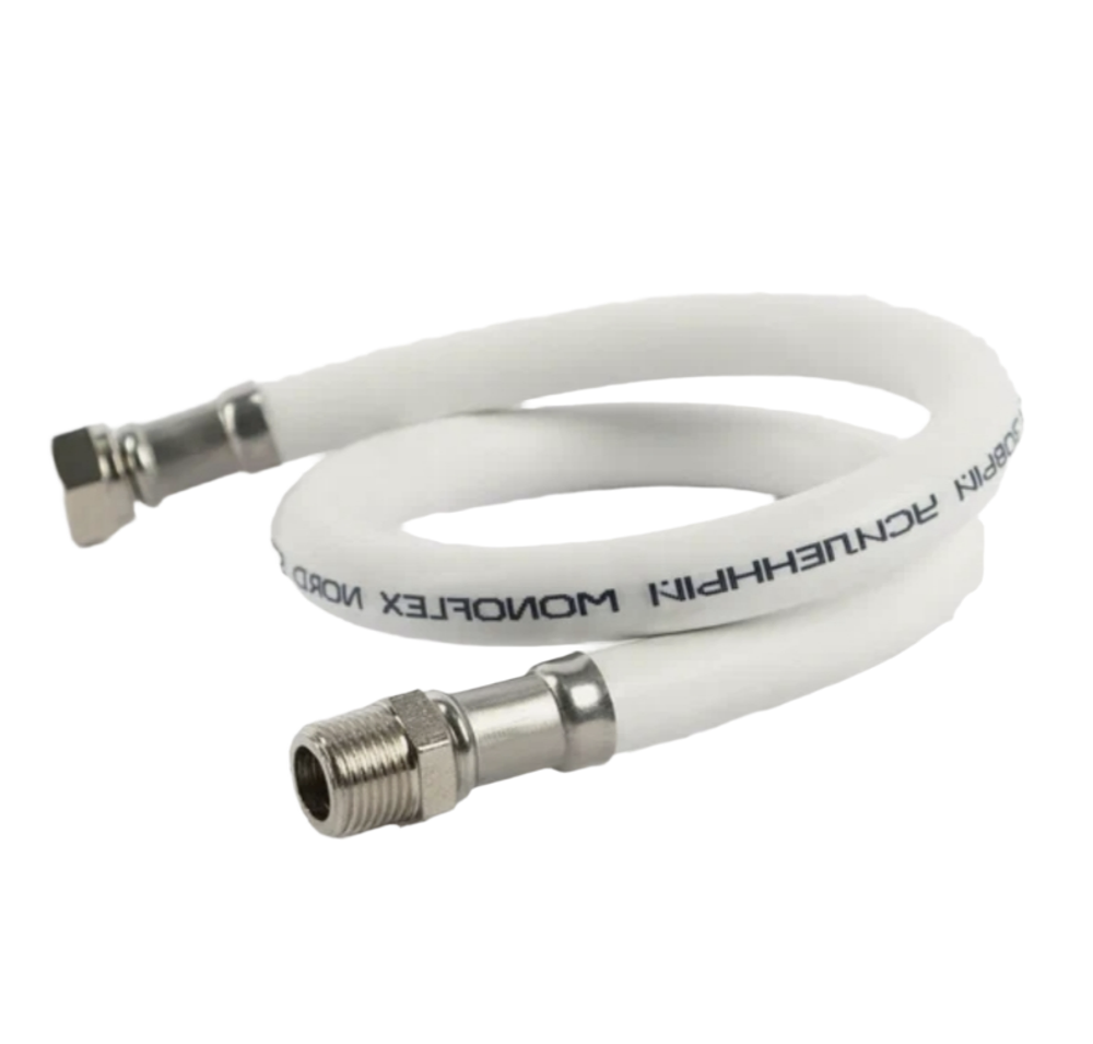Подводка ПВХ д/газа 1/2" вн./нар. 3,0 м белый