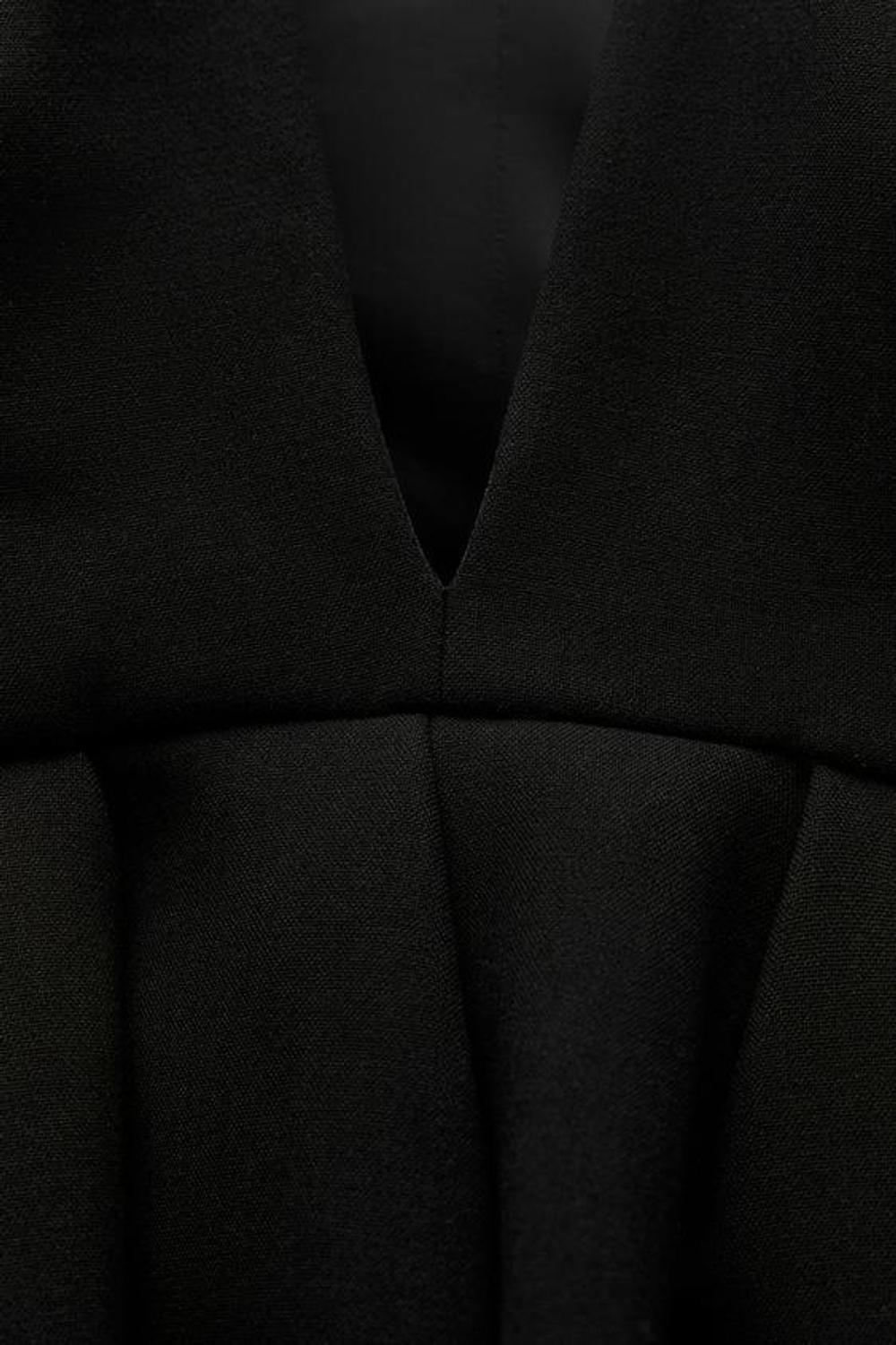 ZARA ТОП GODET, ЧЕРНЫЙ