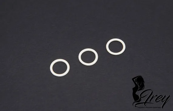 Кольцо Arta-F, 10 мм, металл, айвори 004