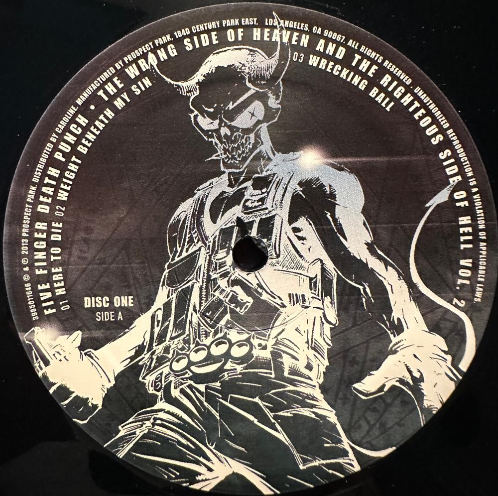 Five Finger Death Punch - The Wrong Side Of Heaven And The Righteous Side Of Hell, Volume 2 (США 2013г.) 2LP