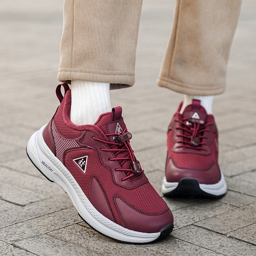 CHENGSHILUOTUO Elderly Insulated Shoes Unisex