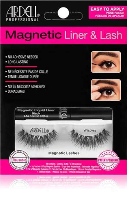 Ardell Magnetic Liner & Lash - магнитные ресницы для ресниц /  typ Wispies   / GTIN 074764649201