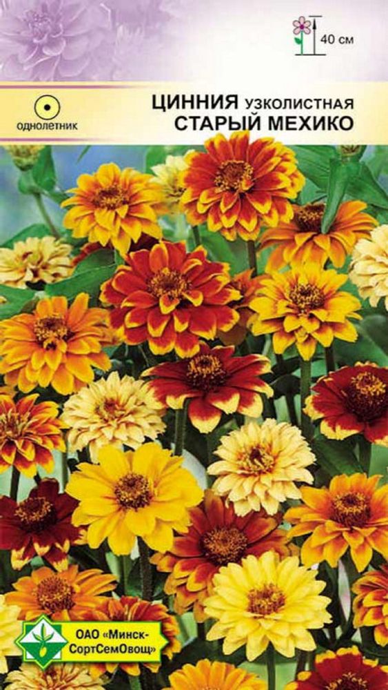 Цинния узколистная &quot;Старый Мехико&quot; 0.3г, Германия.