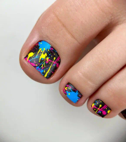 Пленка для педикюра Crazy Manic color bomb p