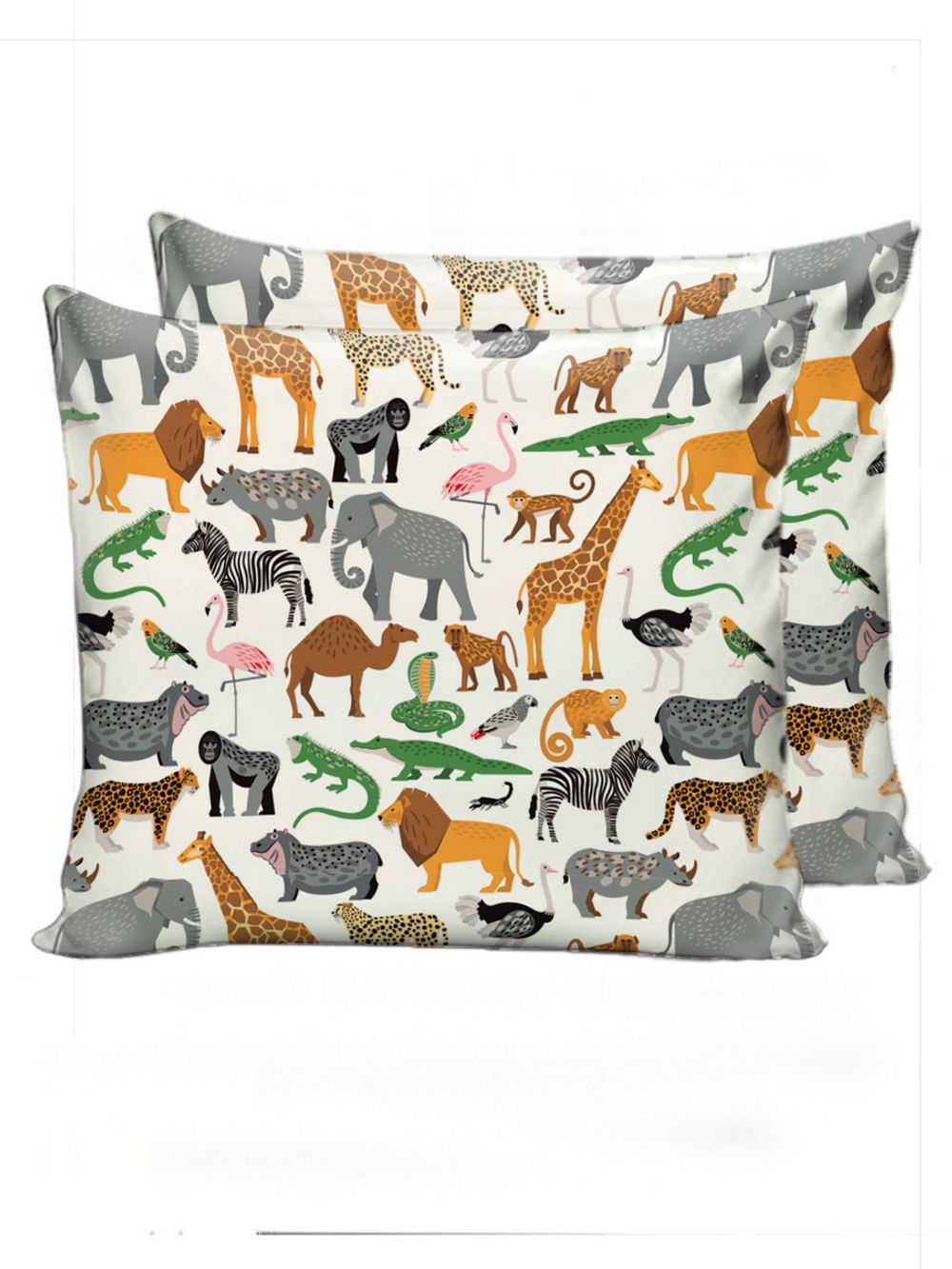 Наволочка комплект 2шт Сказка "Animals" 70х70 см,бязь