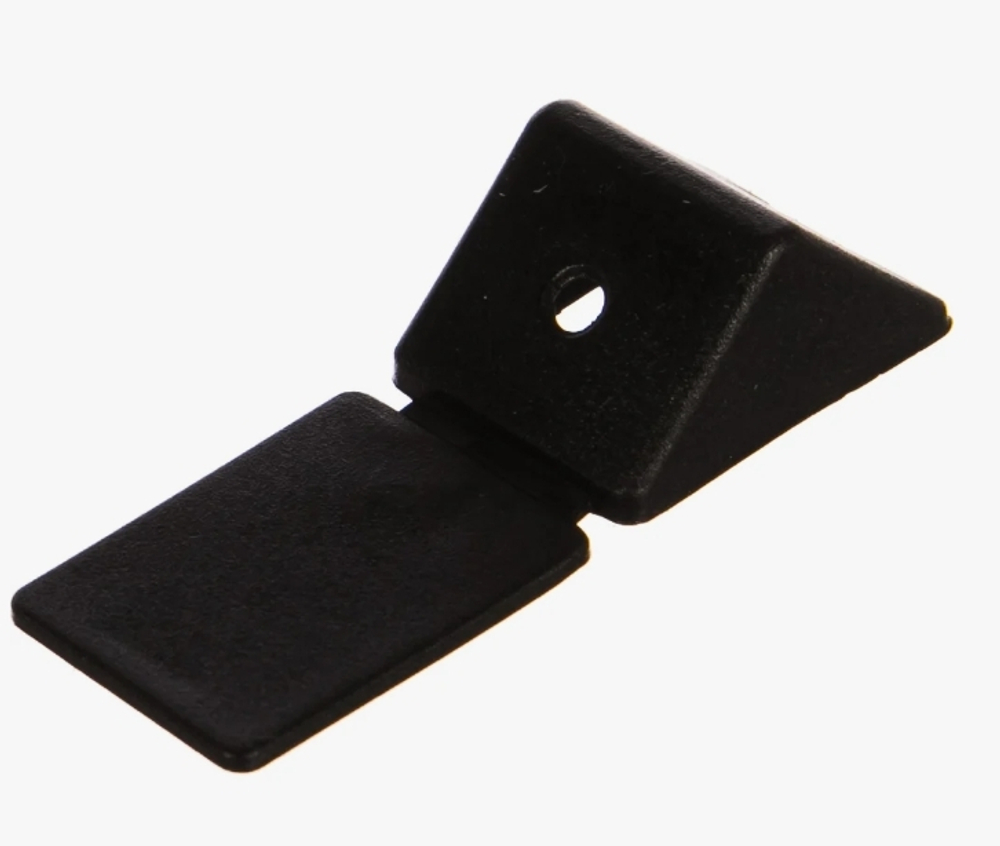 4-308256-7 ЗУБР Мебельный уголок с шурупом цвет ЧЕРНЫЙ 4.0х15мм 4шт