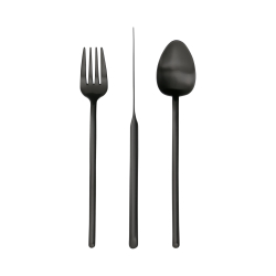 Набор STICK MAT BLACK 110столовые приборы Herdmar Черный