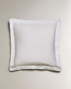 ZARA HOME (400 НИТЕЙ) НАВОЛОЧКА ИЗ ПЛОТНОГО САТИНА, БЕЛЫЙ