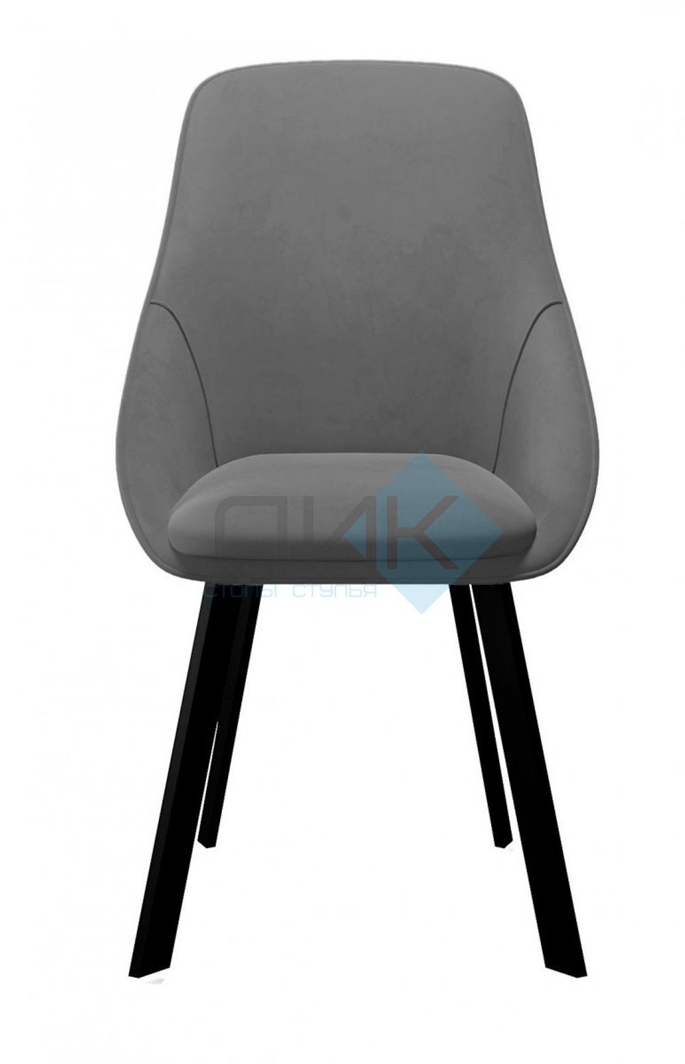 Стул DikLine 246 поворотный опоры чёрные