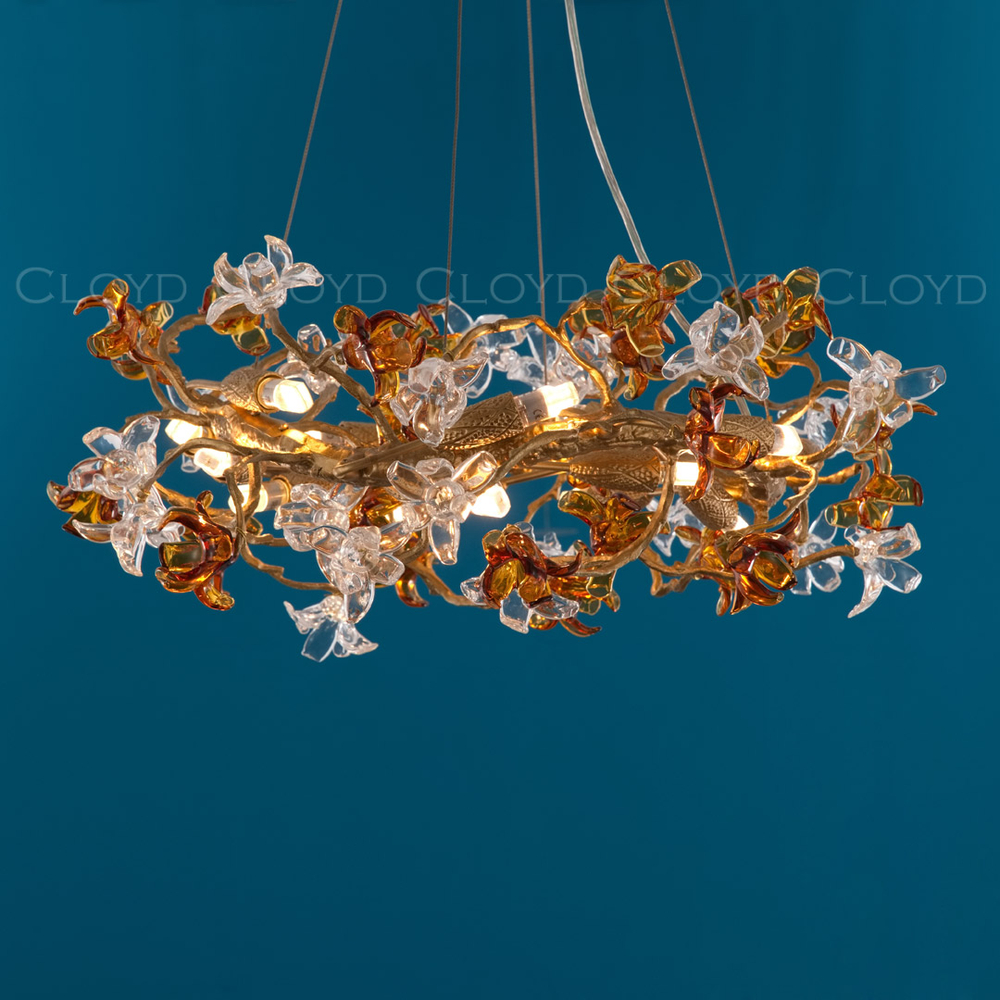 Люстра Cloyd GUATEMALA C14 / Ø60 см - латунь (арт.11215)