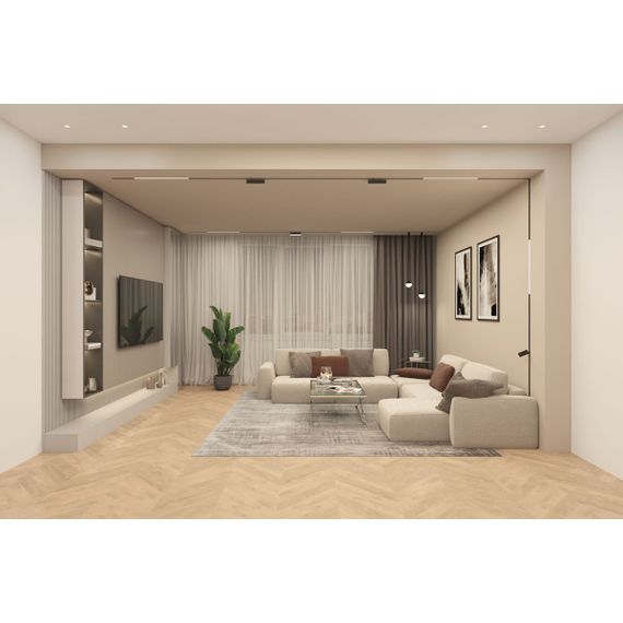 Трековый светодиодный светильник Denkirs Smart Linear DK8009-BK