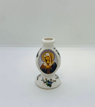 Подсвечник фарфор с ликами