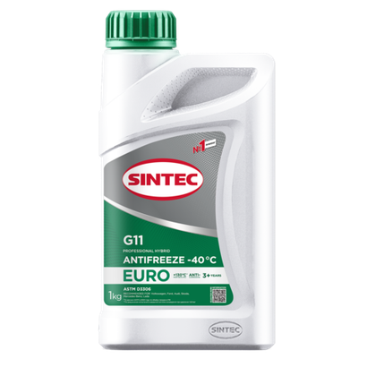Антифриз SINTEC G11 green -40 1кг
