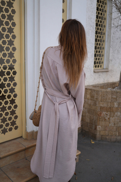 Рубашка длинная "Розовый рассвет"