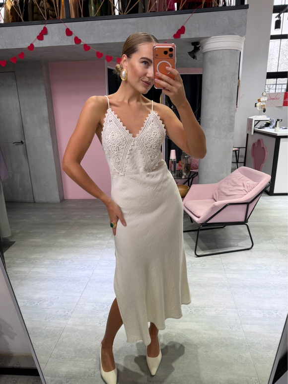 Сарафан Мохито молочный