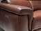 Трехместный диван с реклайнером Angel Cerda 5319-3P, коричневая кожа