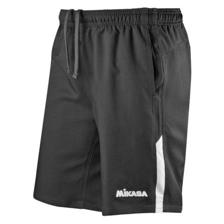 Шорты муж. MIKASA MT259-046-M, р.M, 100% полиэстер, черно-белый