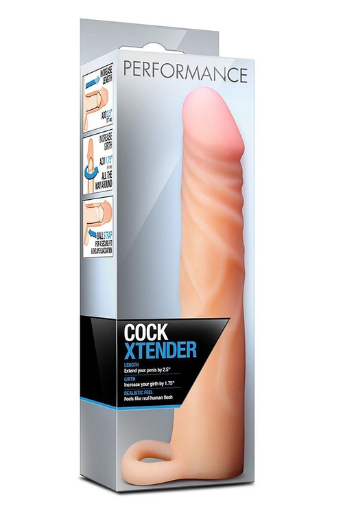 Насадка на пенис Blush Novelties Cock Xtender, 17,7 см, +6,3 см