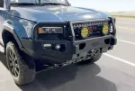 Силовой передний бампер для Toyota Land Cruiser Prado 250 LC250 Крузак Тойота Защита бампера стальной бампер