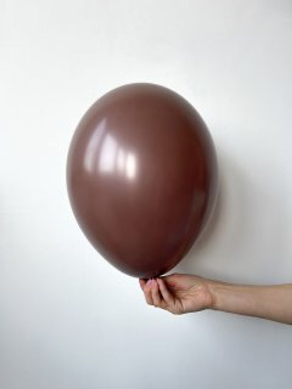 В Шар пастель 12"/ 30 см Экстра Cocoa Brown Коричневый (БГ-17)  Изображение2