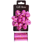 Набор для декорирования «Волшебный сюрприз» бант d=10 см, лента 1,6 см (10м), Фуксия