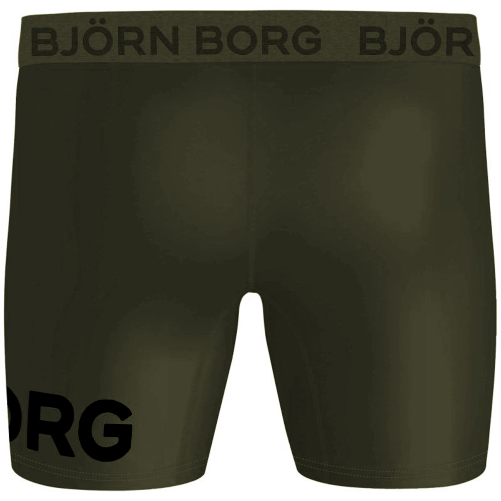 Мужские боксеры спортивные Björn Borg Performance Boxer 1P - green