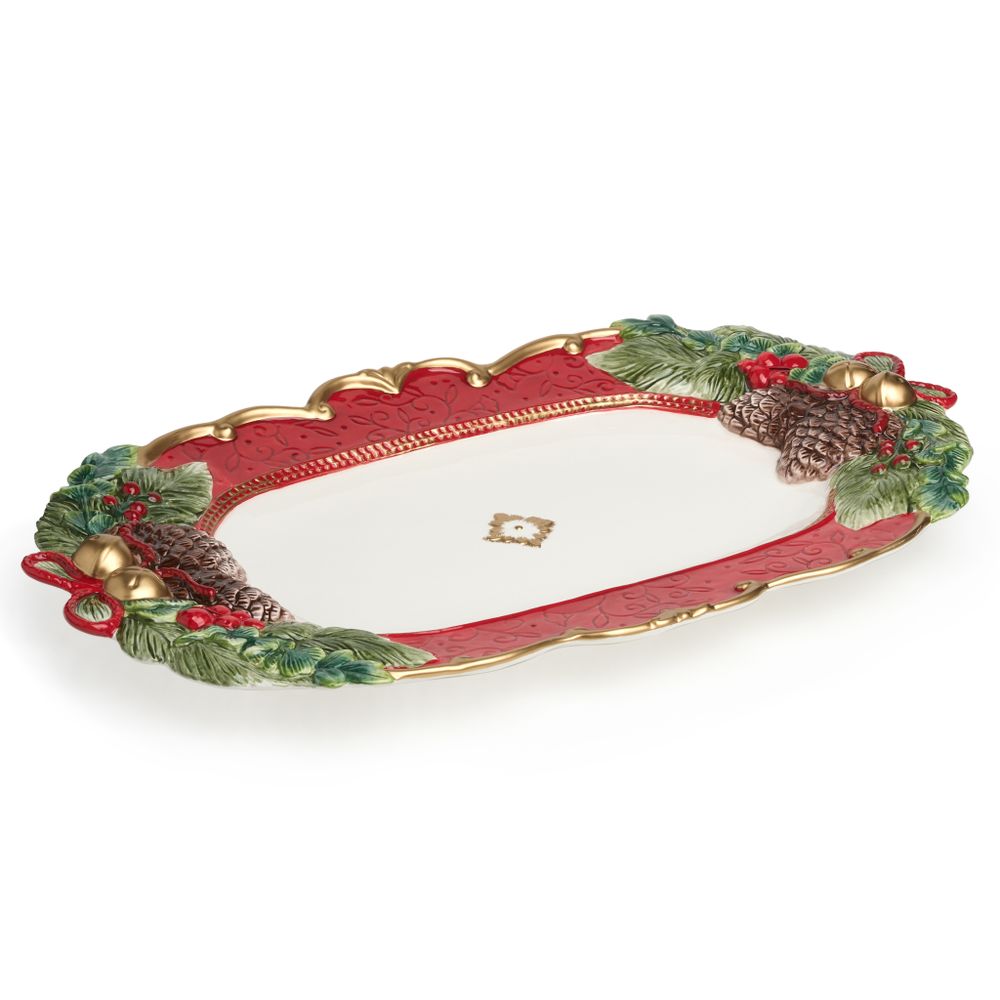 БЛЮДО LEFARD "ШИШКИ" ПРЯМОУГОЛЬНОЕ 47,5*29*5,5 СМ